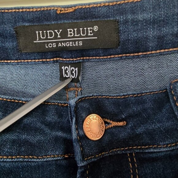 Judy Blue Wide Legged High Waist Dress Trousers with Front Seam - Picture 8 of 8